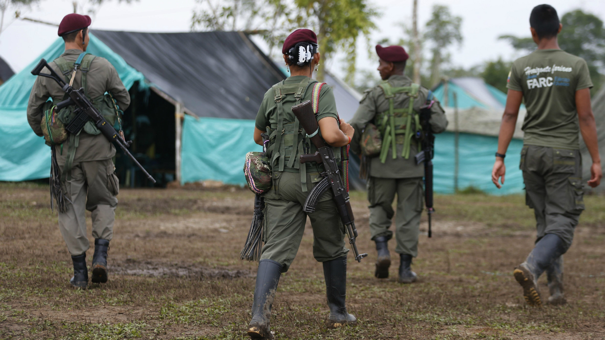 Dateando, Guerrilleros de las FARC en sus zonas de concentración