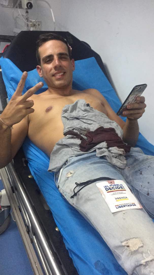 Luis Olavarrieta fue agredido