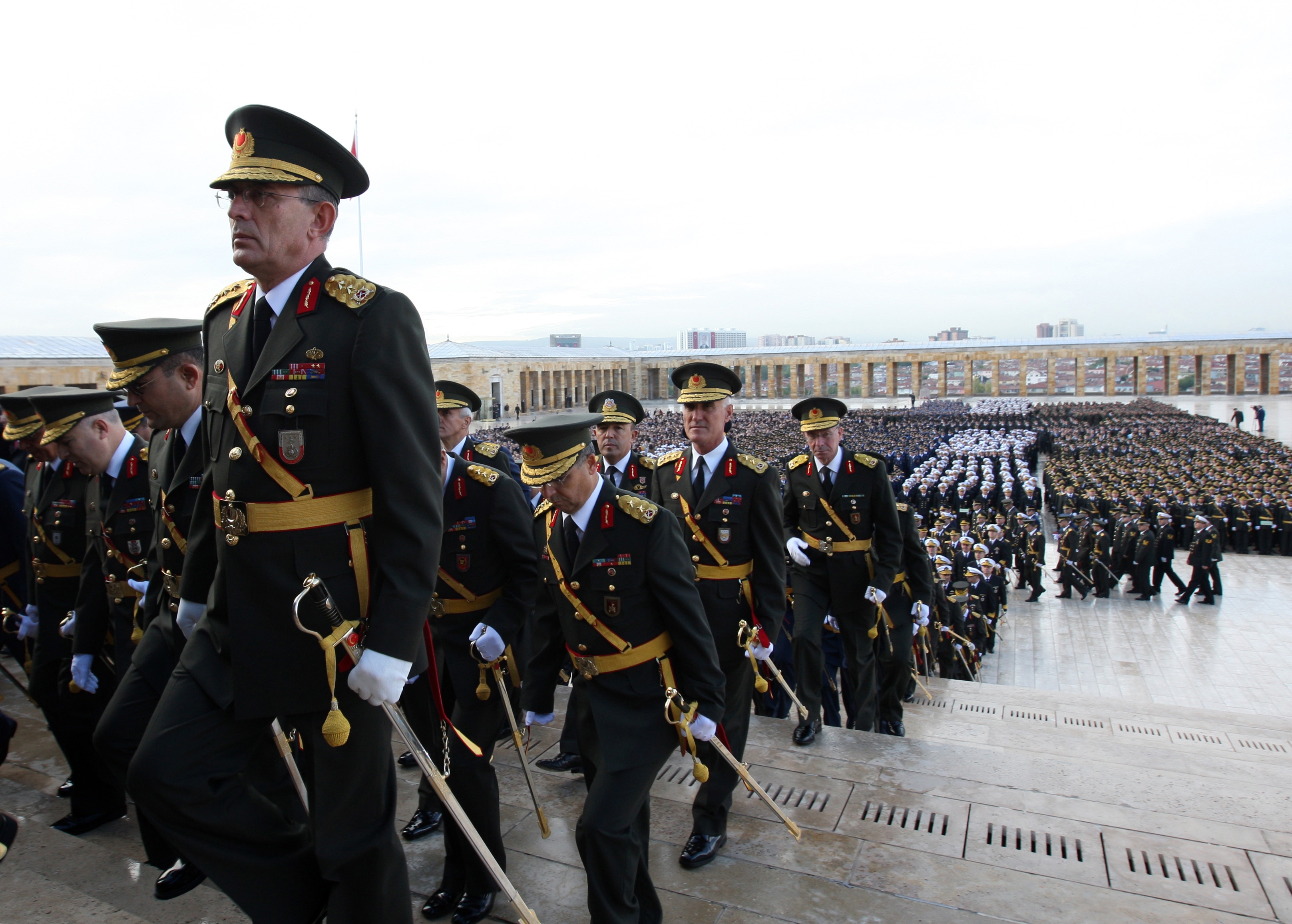 El Ejército turco en la celebración del aniversario