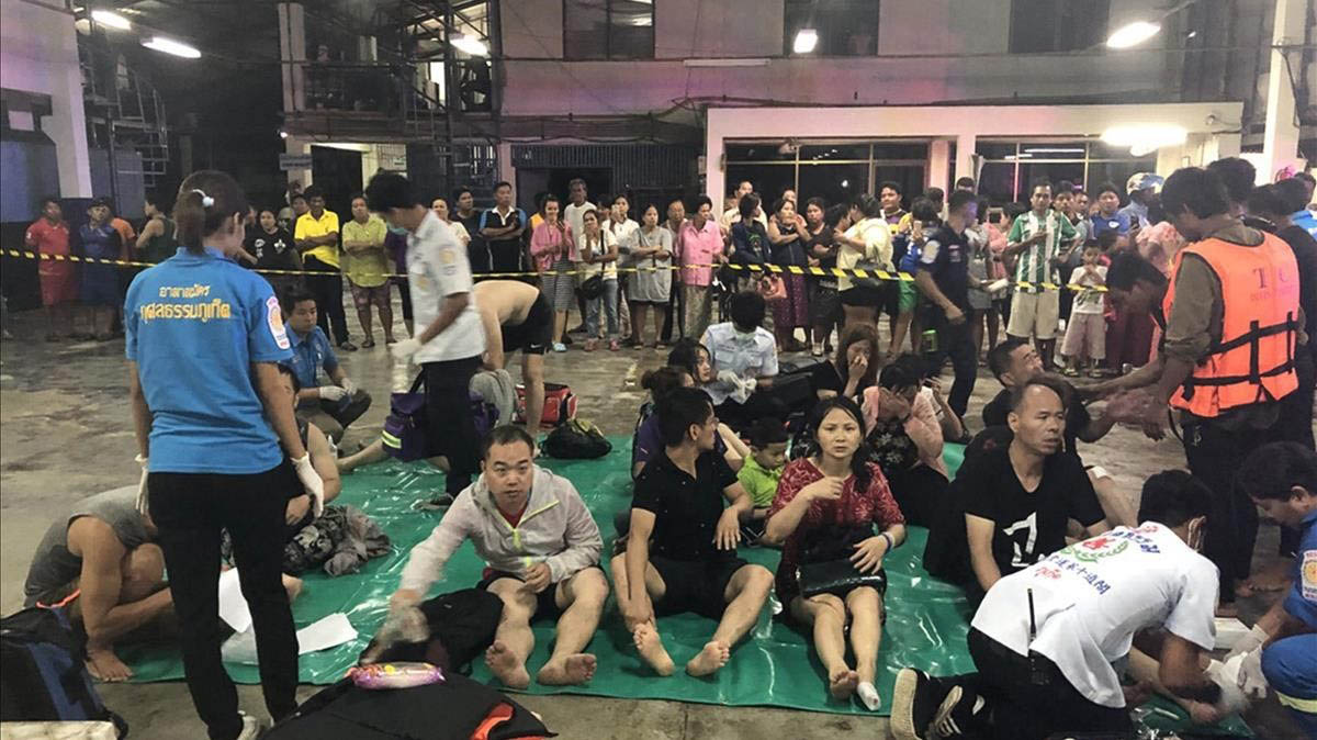 DATEANDO - NAUFRAGIO TAILANDIA - FOTO