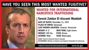 El Aissami es investigado por la justicia estadounidense por ser considerado uno de los principales jefes del narcotráfico en Venezuela