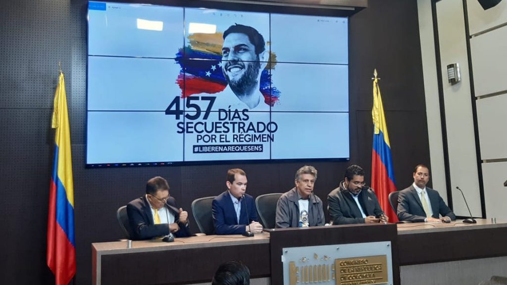 El parlamentario expresó su solidaridad con a los presos políticos en Venezuela
