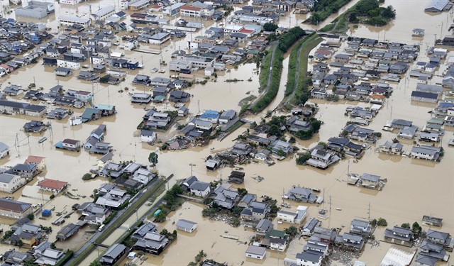 70 muertos en Japón a causa de las lluvias