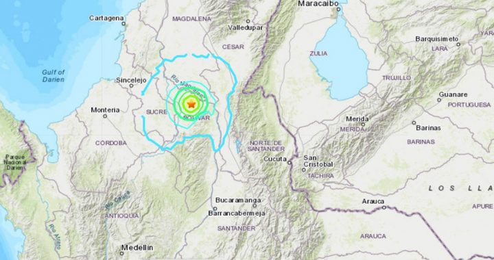Colombia estremecida por fuerte sismo
