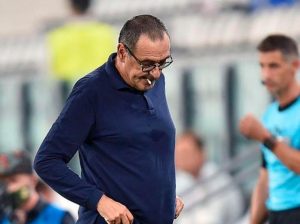 Sarri tomó las riendas de la Juventus al comienzo de la temporada en sustitución de Massimiliano Allegri