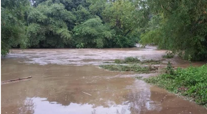 Lluvias en La Guaira causaron la salida de cauce de un río en Osma
