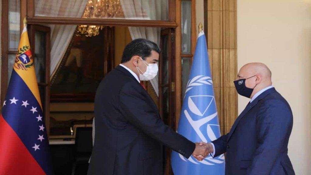 Karim Khan y Nicolás Maduro sostuvieron su primera reunión