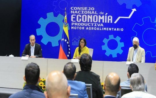 Delcy Rodríguez encabeza reunión del Consejo Nacional de Economía Productiva - FOTO