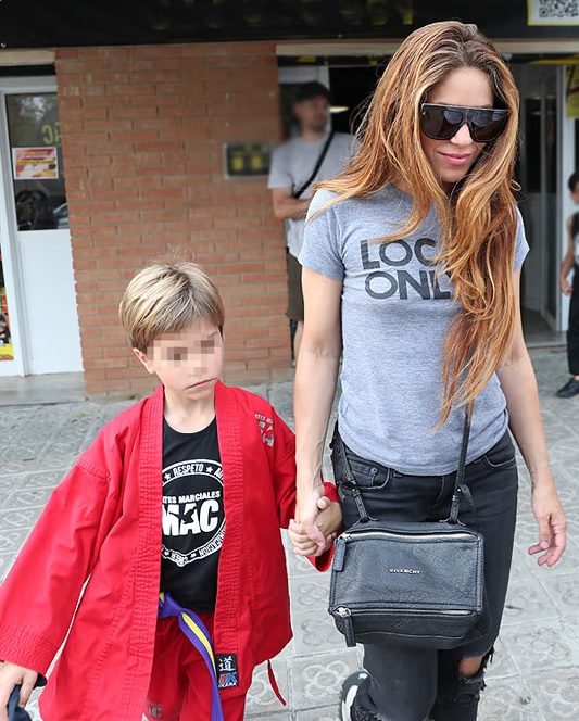 Shakira con su hijo