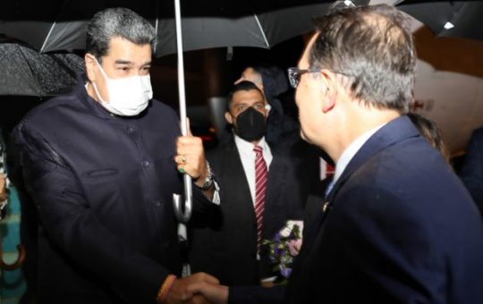 Presidente Nicolás Maduro llegó a Turquía para reunirse con su homólogo Erdogan