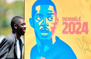 Ousmane Dembélé firmó nuevo contrato hasta 2024 con el FC Barcelona - FOTO