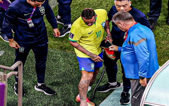 Neymar, por lesión de tobillo, se perderá resto de la fase de grupos de Qatar 2022 - FOTO