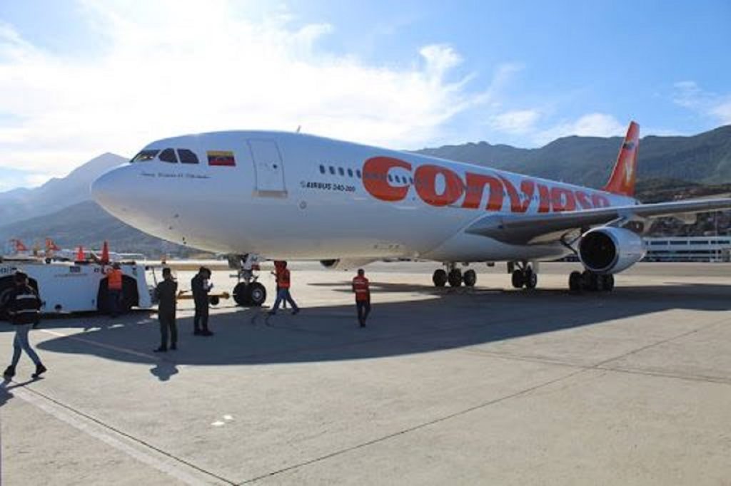 Conviasa inauguró los vuelos directos desde Venezuela hacia Catar