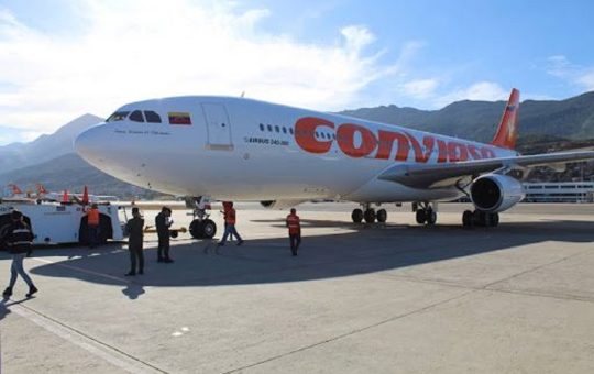 Conviasa inauguró los vuelos directos desde Venezuela hacia Catar