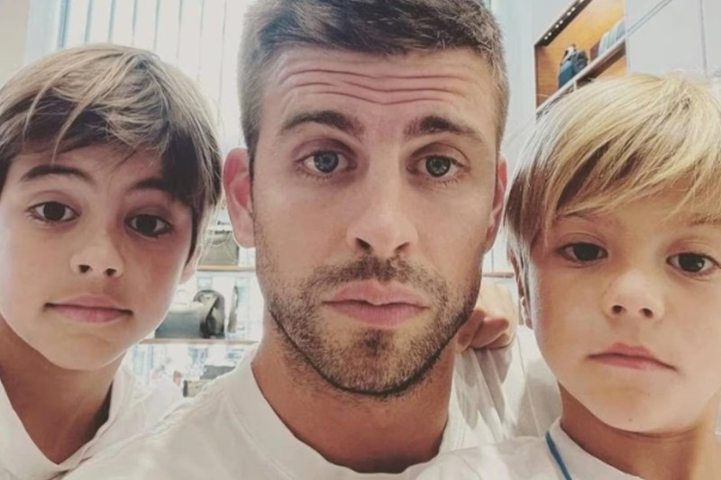 Captaron al hijo menor de Shakira y Piqué llorando al despedirse de su papá ????????