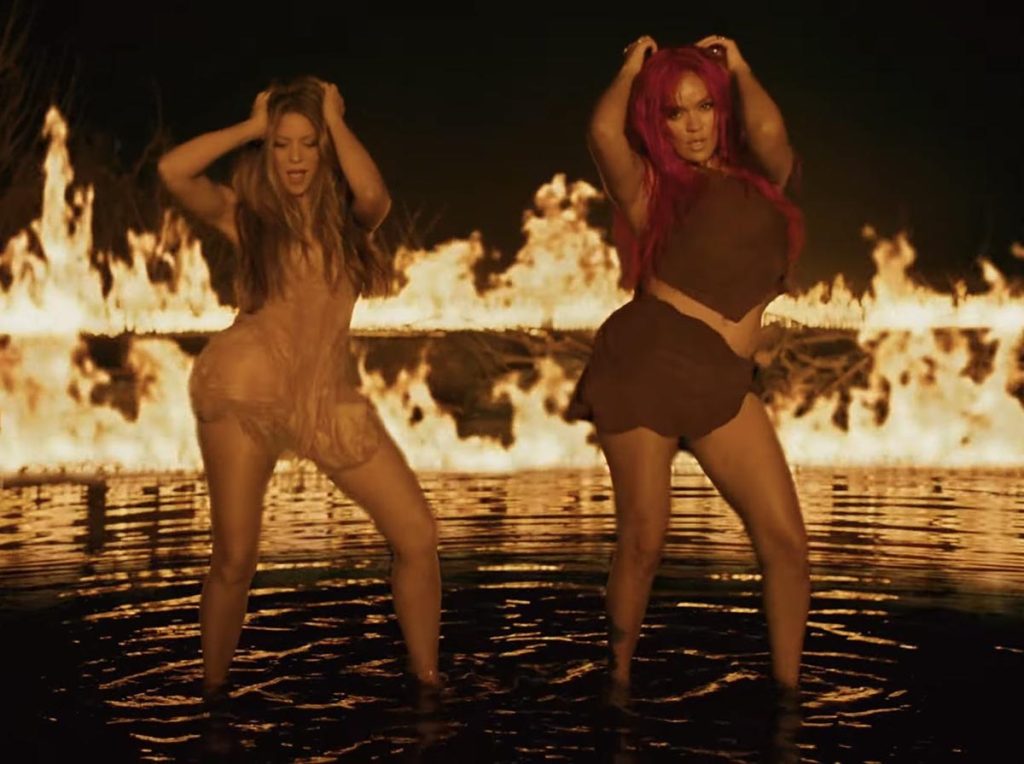 Shakira y Karol G arremeten contra sus exparejas en "TQG"