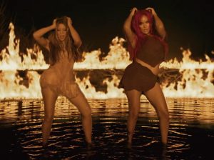 Shakira y Karol G arremeten contra sus exparejas en "TQG"