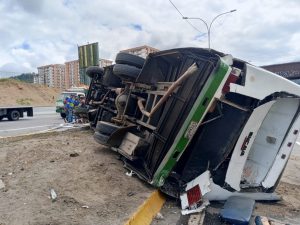21 heridos por accidente en bajada de Tazón 