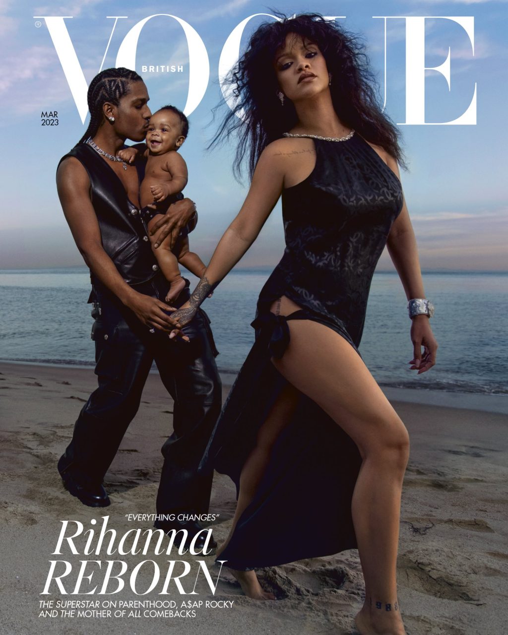 #LaFotoDelDía: Rihanna y su hijo protagonizan la portada de Vogue