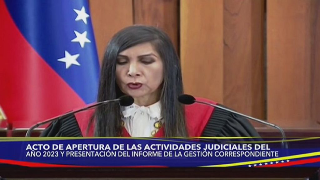 Presidenta del TSJ el compromiso del Poder Judicial en la aplicación de la Ley con total objetividad e independencia