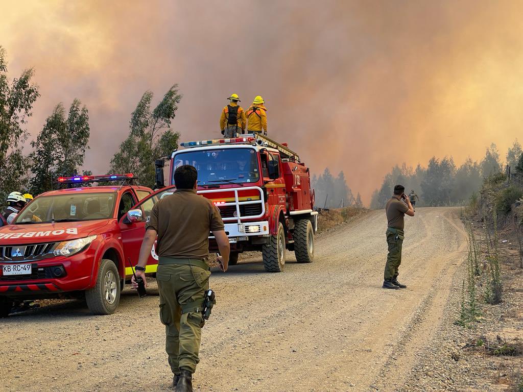 Suben a 13 los fallecidos por incendios forestales en Centro y sur del país
