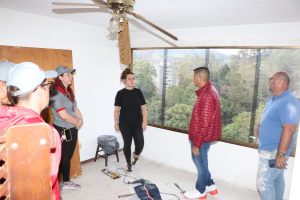 Supervisaron avances en viviendas afectadas tras rotura de tubo en Los Salias