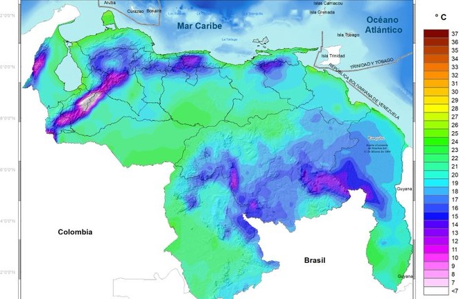 Las bajas temperaturas que se registraron en Caracas y varias zonas del país