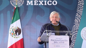 Presidente López Obrador nacionaliza el litio