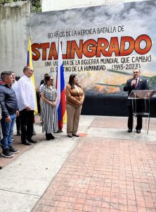 Inauguran mural para conmemorar la batalla de Stalingrado