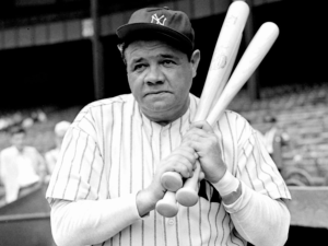 George (Babe) Ruth jugador de bowling