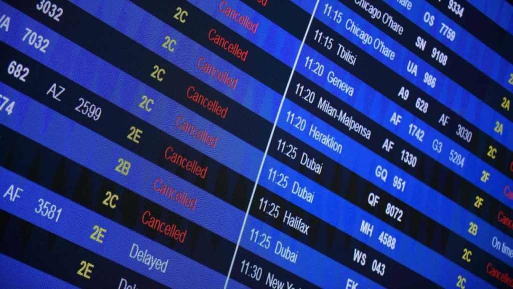 Cancelación de vuelos por la huelga de las pensiones se prolongará en Francia