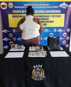 Capturada mujer que vendía droga cerca de un liceo en Miranda