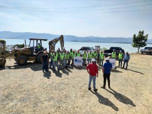 Ejecutan trabajos de mantenimiento en embalse de Taiguaiguay en Aragua