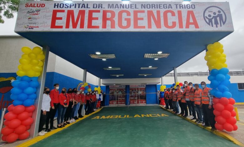 Rehabilitan emergencia del Hospital Noriega Trigo en el Zulia