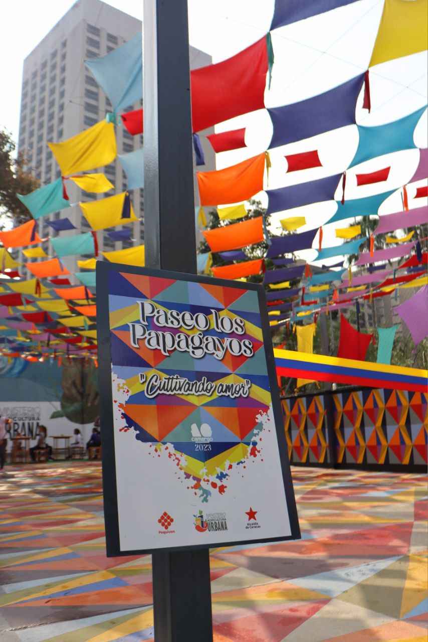 Inaugurado Paseo Los Papagayos "Cultivando Amor" en Bellas Artes