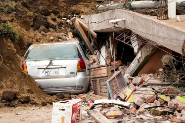 Lluvias podría empeorar situación en Alausí, Ecuador