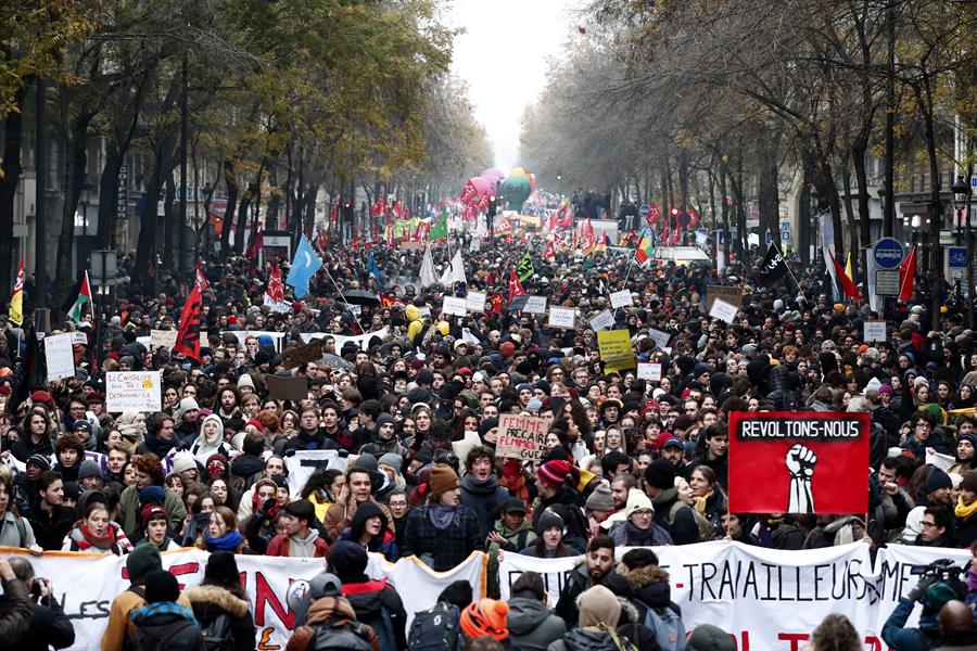 Más de 700.000 personas rechazaron en Francia reforma de las pensiones
