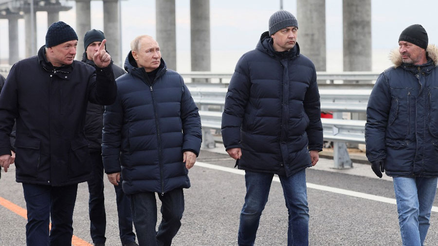 Putin visitó región del Donbás