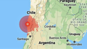 Sismo de magnitud 5,6 sacude el área metropolitana de Chile