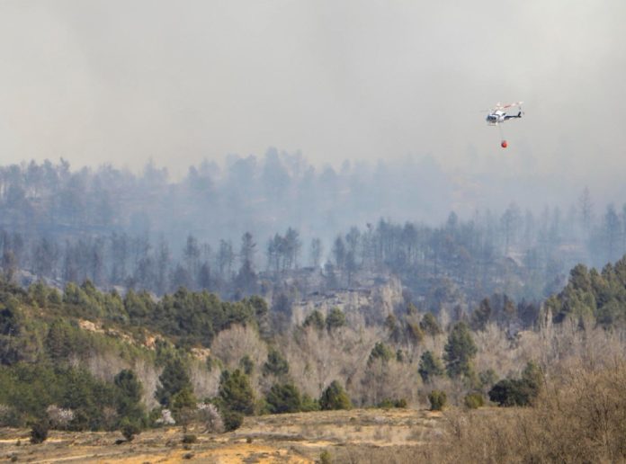 Gran incendio forestal en España arrasó con 3.000 hectáreas