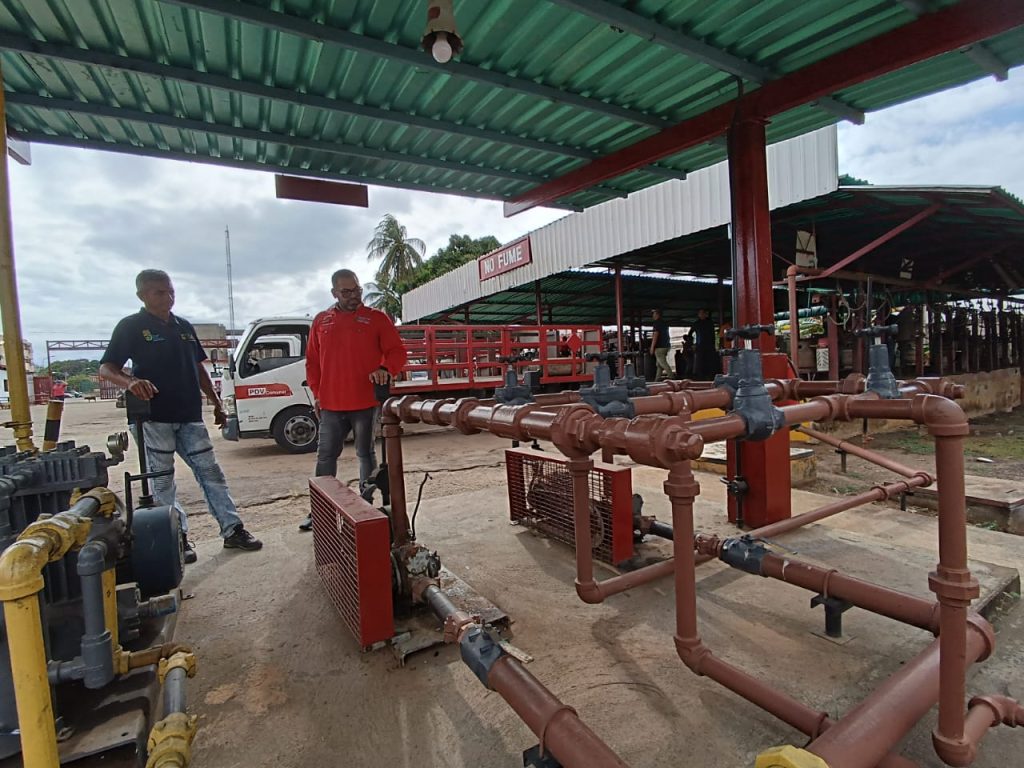 Bolívar Gas renueva sistema de llenado de cilindros