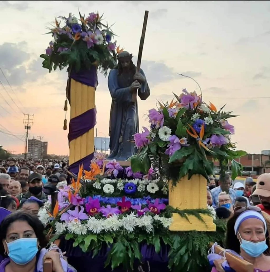 El Nazareno de La Páez recorre el oeste del litoral guaireño