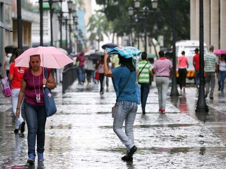 En junio iniciarán lluvias regulares en Caracas