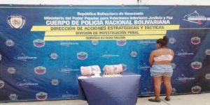 Una 'Líder de calle' de Falcón ocultaba drogas y municiones en el barrio