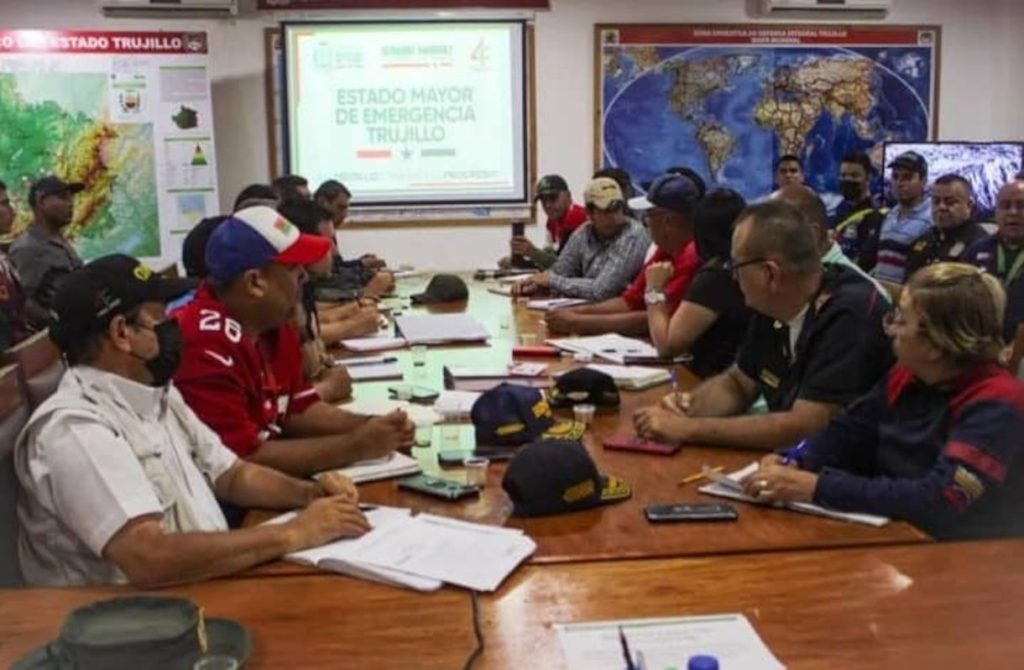 Instalado Puesto de Comando de las Emergencias en Trujillo