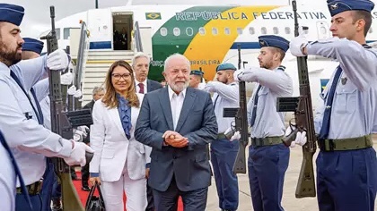 Lula da Silva arribó a Portugal