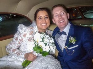 Mariela Celis se casó por la iglesia