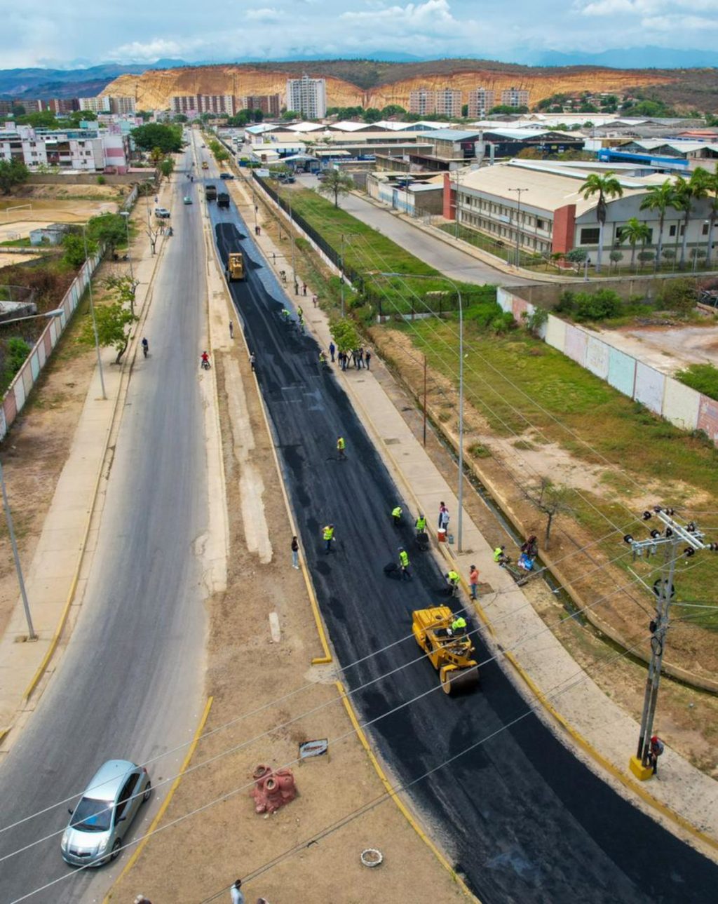 Más de 1.100 toneladas de asfalto son colocadas en la ciudad de Cumaná