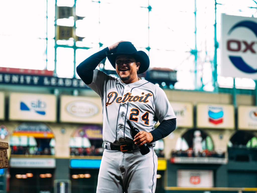 Miguel Cabrera fue homenajeado por los Astros