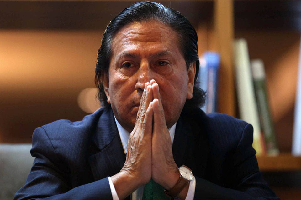 Ordenan detener a expresidente Toledo para extraditarlo a Perú